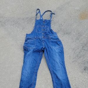 Wet Seal Classic Blue Jean Overalls Size 7